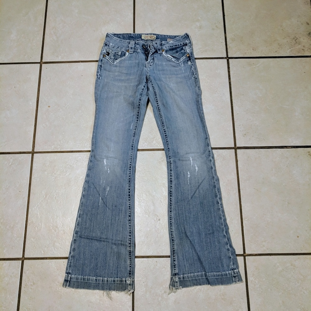 Mek Miss Me Jeans Demin extra long flare - Picture 6 of 6